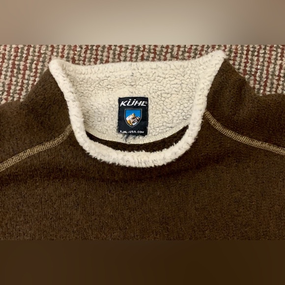 Men’s XL Kuhl Afpaca Stovepipe Rollneck Fleece Hybrid Sweater Midlayer - Picture 9 of 14